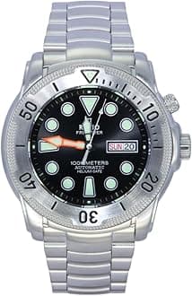 RATIO Free Diver Helium-Safe Diver Watch Sapphire Crystal Japanese Automatic Dive Watch 1000M Water Resistant Diving Watch for Men