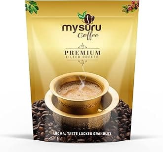MYSURU COFFEE Premium Filter Coffee Powder 200g | Aromatic Taste [80% Coffee - 20% Chicory] | Traditional South Indian Blend