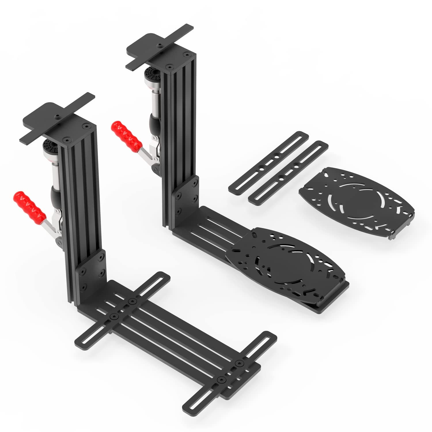 JUYEER Universal Hotas Desk Mount Compatible with Thrustmaster HOTAS Warthog Joystick &Throttle and WinWing Orion 2/T.16000M FCS/TCA Officer Pack Airbus/VKB Gunfighter MK.lll/X52/X56 and so on