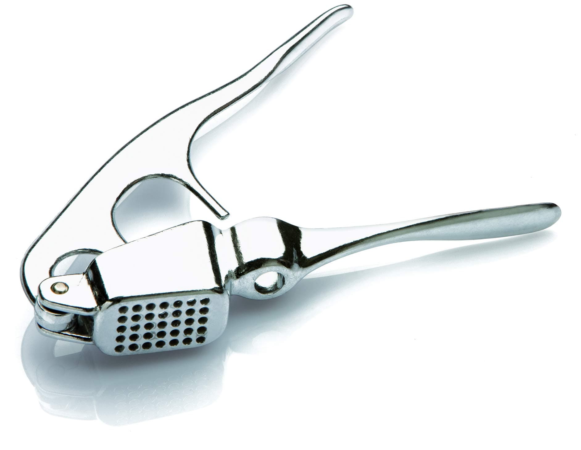 ZASEVES Aluminium Garlic Press with Remove Stone, Multicolor, Small