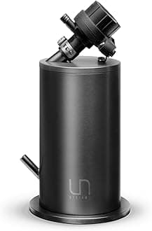 Ultum Nature Systems Blitz Stainless Steel Aquarium Filter - Metal Fish Tank Filters w/Mechanical & Biological Filters, Customizable Filter Media, for Desktop/Nano Tanks - 3.44 x 5.91 in - 6 oz