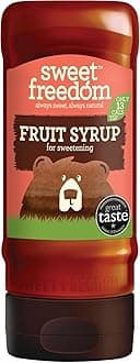 Fruit Syrup 350 g – Vegan Drizzle for Coffee and Pancakes, Naturally Sweetened with Fruits, Only 13 Kcal Per Teaspoon (Pack of 1)
