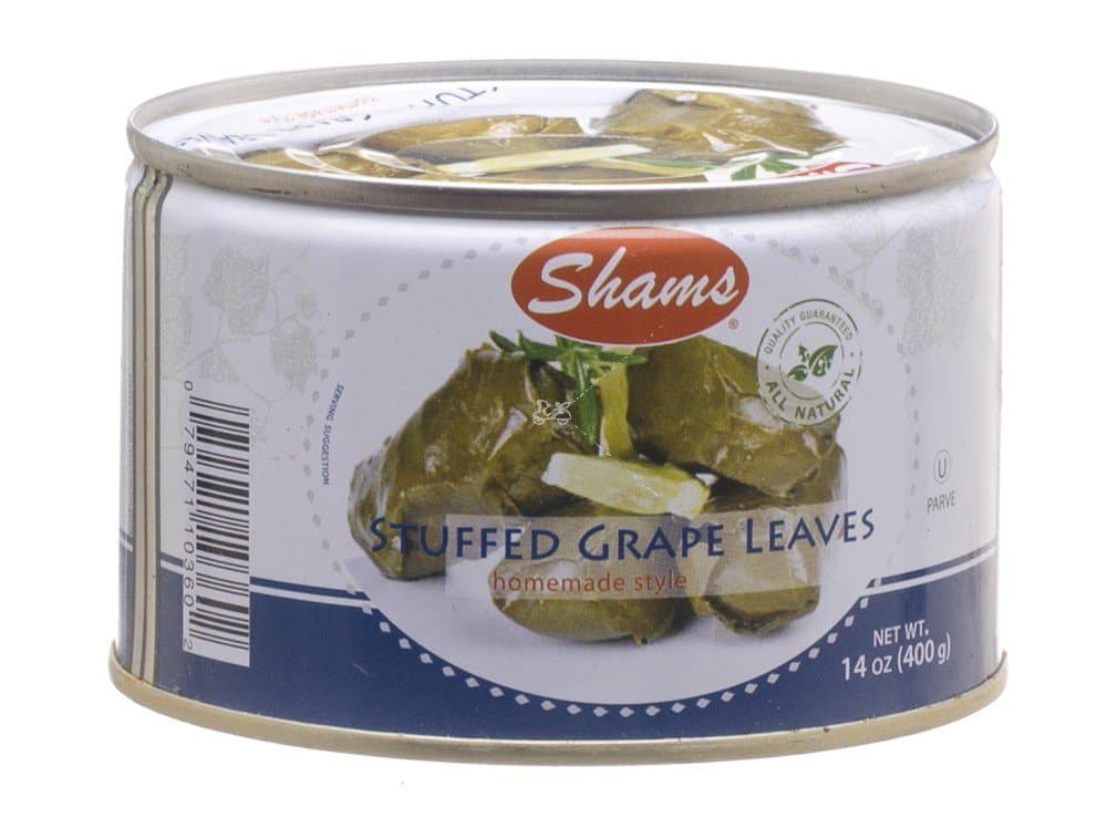 Shams Stuffed Grape Leaves Home Style 14 Oz. Pack Of 12.