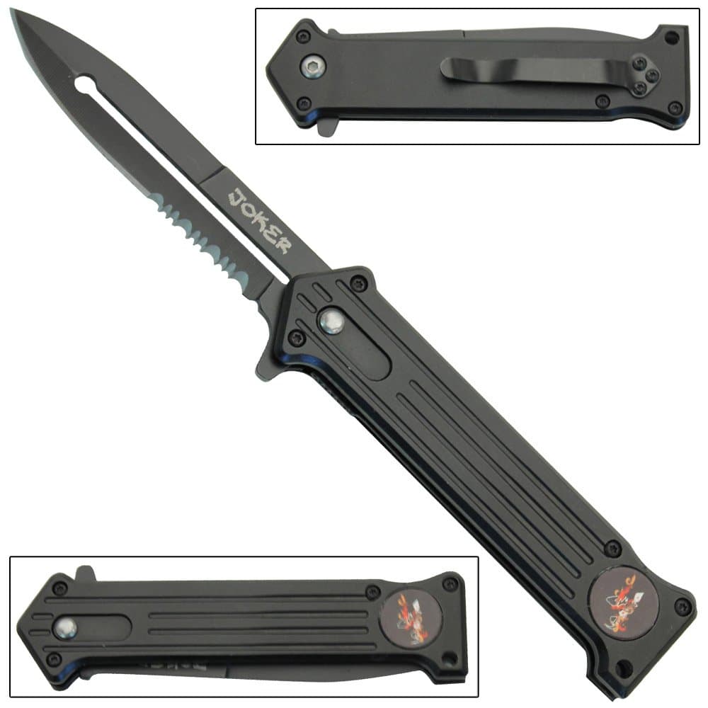 Armory Replicas Jokers Wild Liner Lock Tactical Folding Pocket Knife