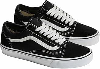 Vans Unisex Adults Old Skool Classic Suede/Canvas Sneakers, Black (Black/White), 5 UK (38 EU)