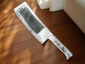 Brand - Hand-Forged Cleaver – 8 Inch Heavy-Duty Kitchen Chopper for Meat & Vegetables