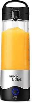 magic bullet Portable Blender MBPB50100 Silver/Black, 16 oz