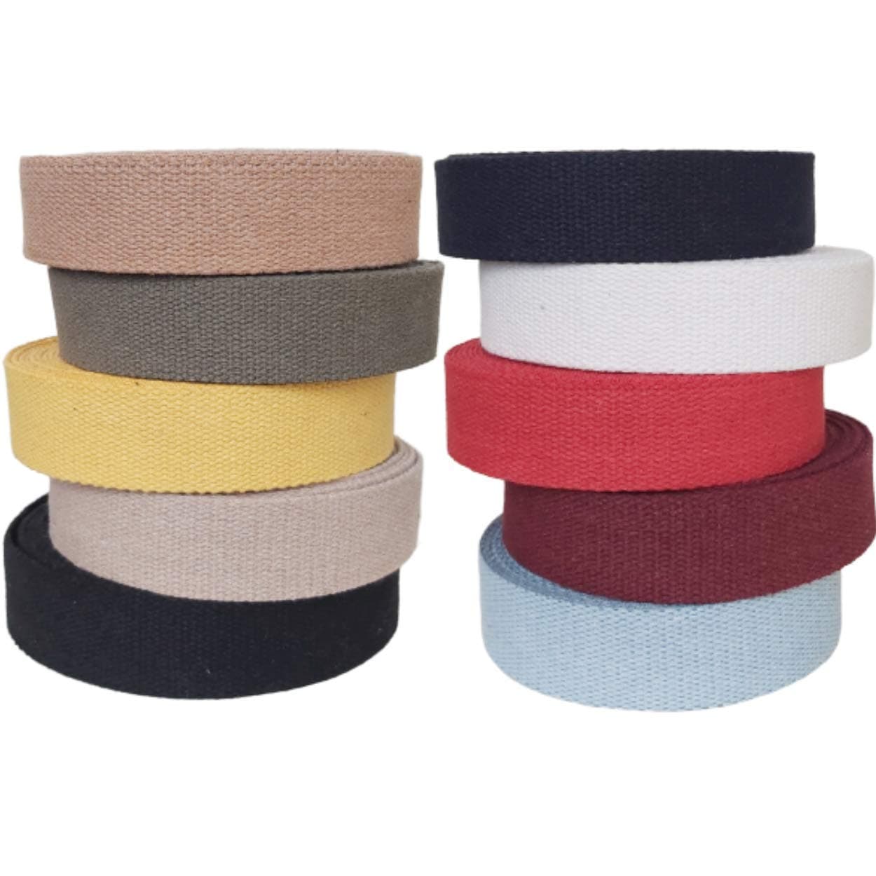 Heavy Cotton Webbing 1 1/2 Inch - Straps for Arts and Crafts - (Natural, 10 Yards) - MATADOR USEFUL GOODS