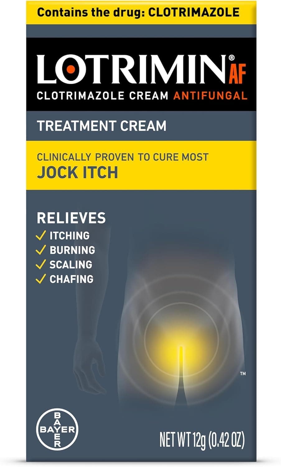 AF Jock Itch Antifungal Cream 0.42 oz