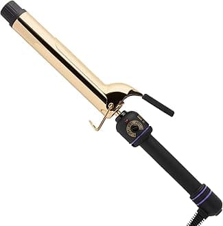 HOT TOOLS Pro Artist 24K Gold Extra Long Curling Iron/Wand | Long Lasting Defined Curls, (1-1/4 in)