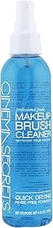 Cinema Secrets Original Blue Vanilla Makeup Brush Cleaner Spray - Professional Cleanser for Makeup Brushes - Quick-Drying, Rinse-Free Formula - Removes Stubborn Waterproof Make Up