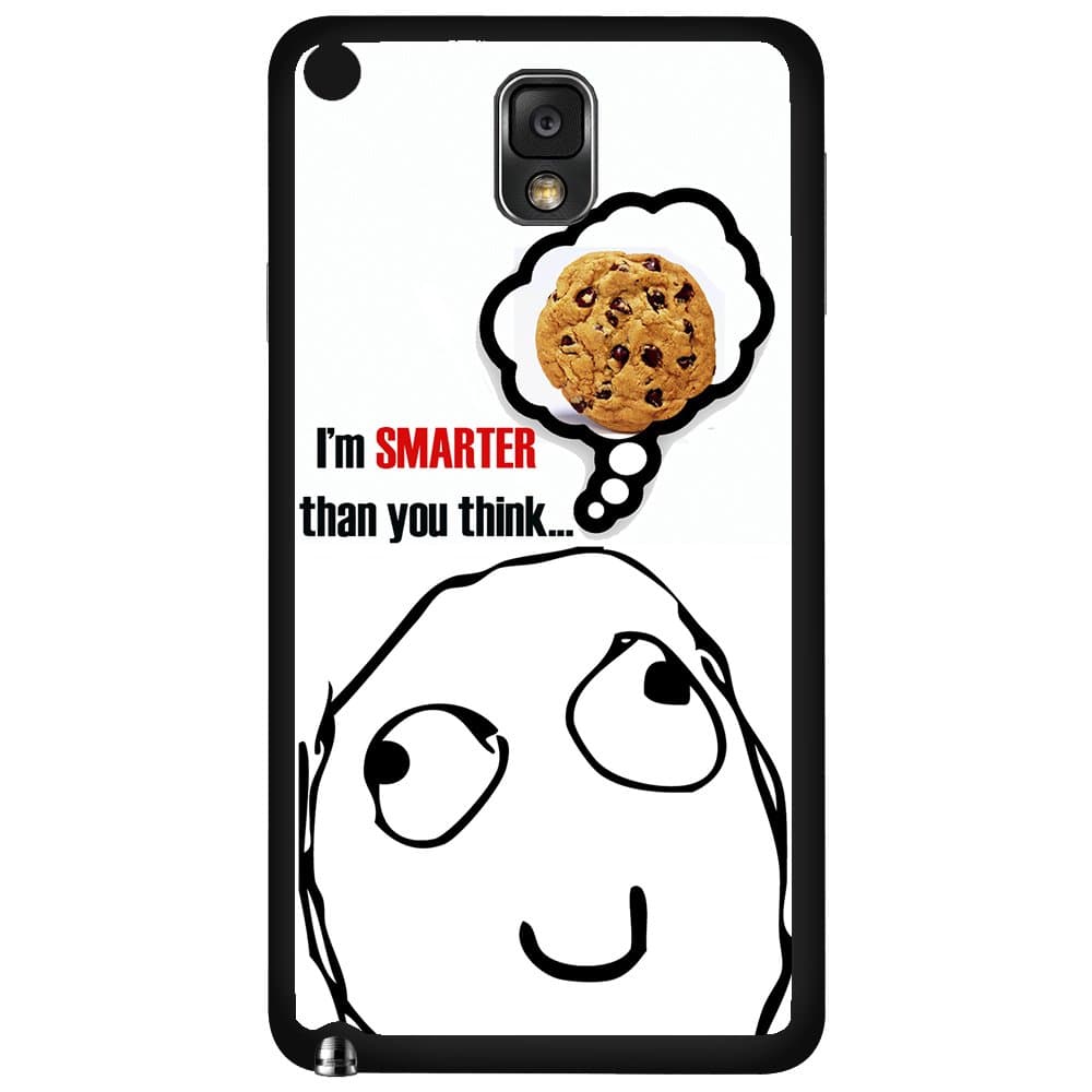 "I'm Smarter Than You Think" Meme Hard Snap on Phone Case (Note 3 III)