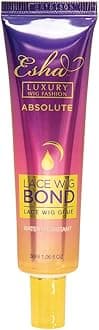 Esha Absolute Lace Wig Bond - Invisible Wig Bonding Glue: Water and Oil-Resistant, Non-Toxic Formula for a Gentle, Secure Hold