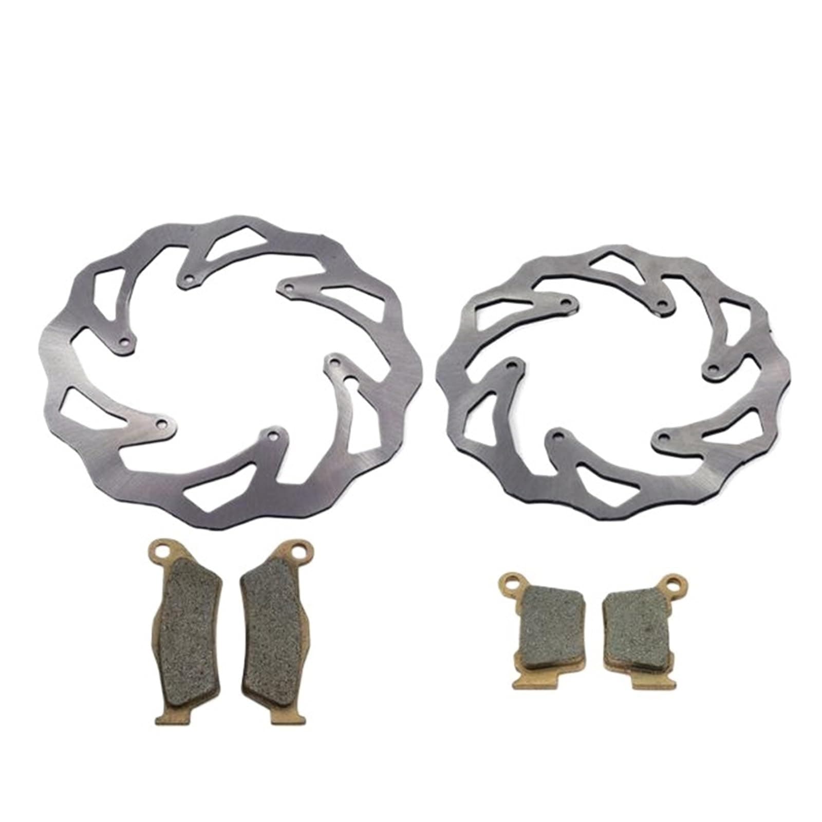 Brake disc Motorcycle Front Rear Brake Discs Rotors Set Fit for K-tm SX SXC SXF EXC EXCF XC F XCW Supermoto 125 250 300 350 450 500 1998-2020 Brake disc kit(Set 2)