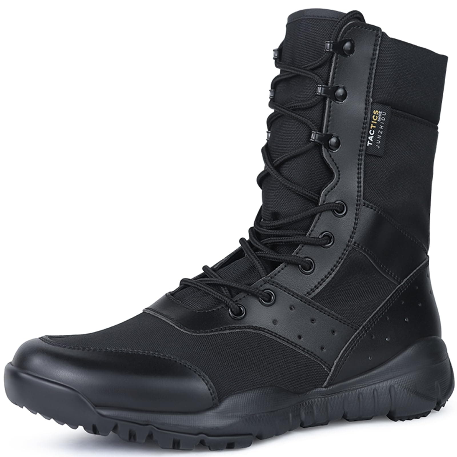 Tactical Boots for Men Lightweight Military Combat Boots Waterproof Comfortable for Work & Security