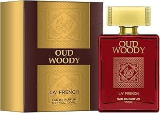 LA' French Oud Woody Perfume For Men & Women Long Lasting Oudh Fragrance | Premium Luxurious Scent | Gift Set 3.38Fl Oz /100 ml (Pack of 1)