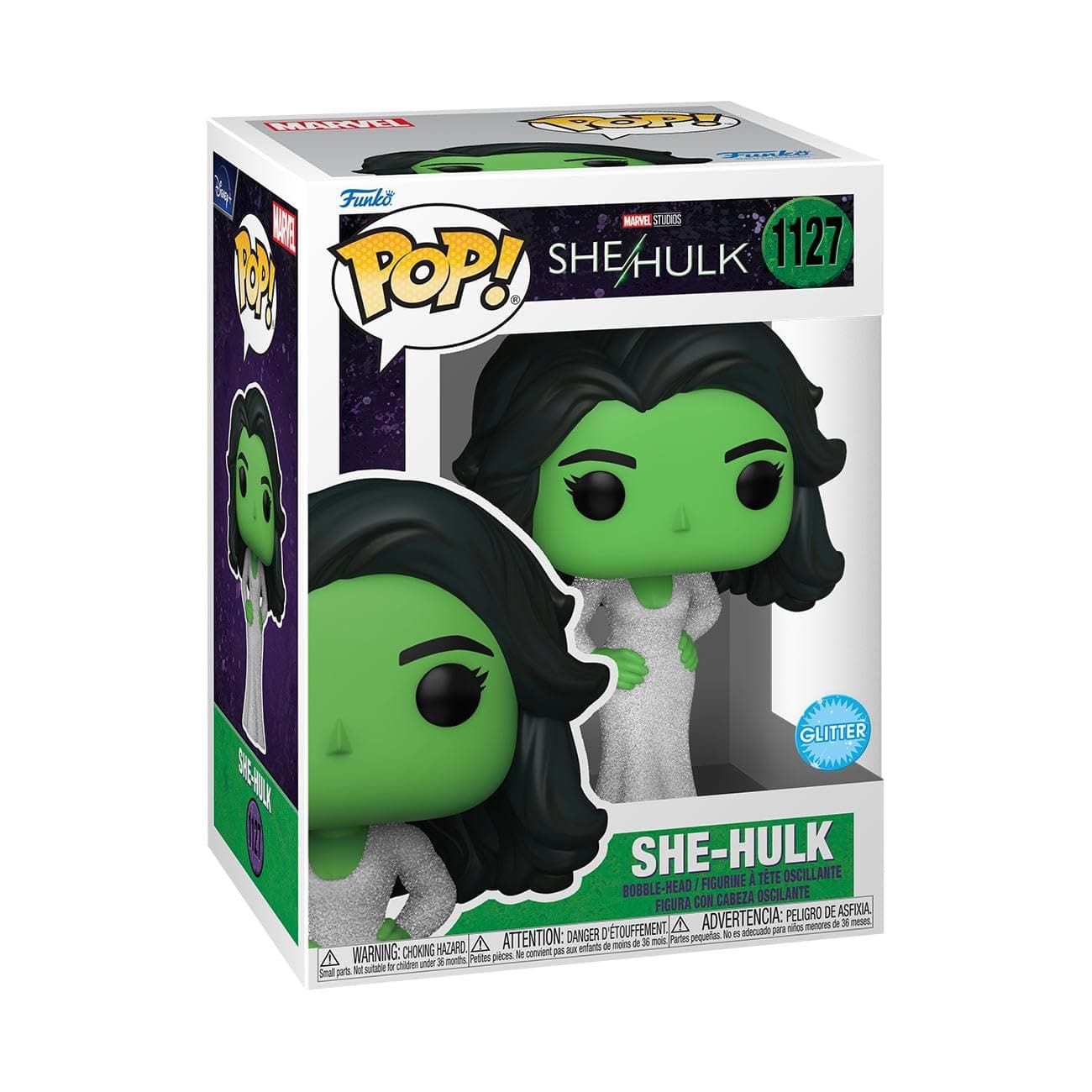 Pop! Marvel: She-Hulk - She-Hulk in Gala Dress with Glitter
