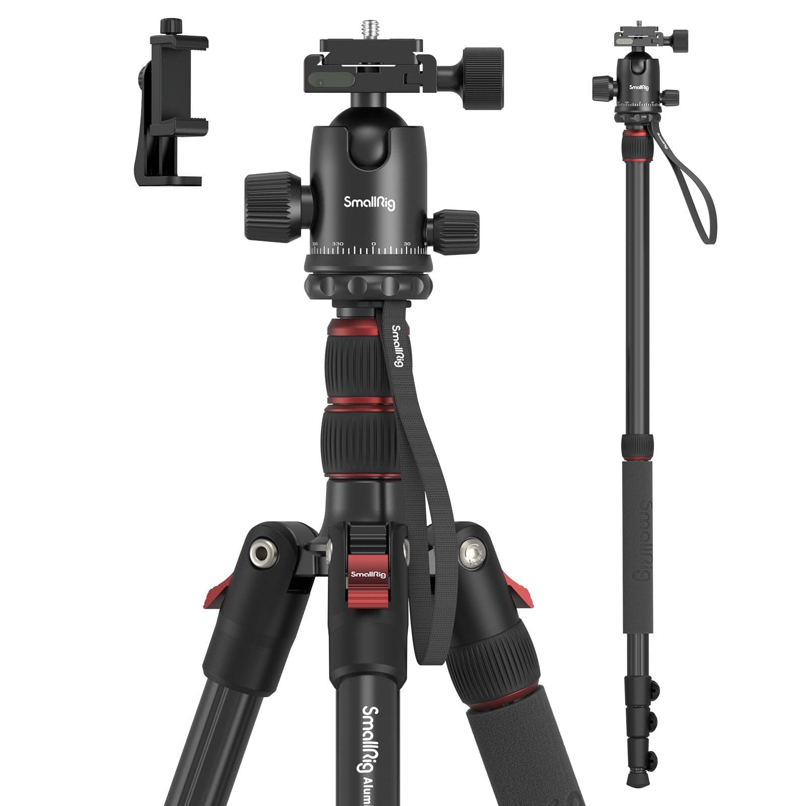 SmallRig CT-10 Aluminum Camera Tripod 3935