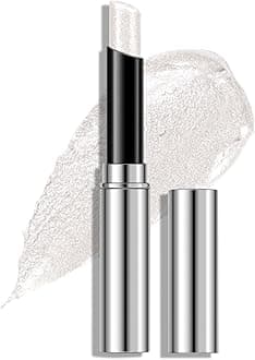 Highlighting Stick, Diamond Glitter Highlighter Makeup, Long-Lasting Wear Shimmer Eyeshadow Eye Brightener Makeup Stick for Eyes, Face and Body- 01