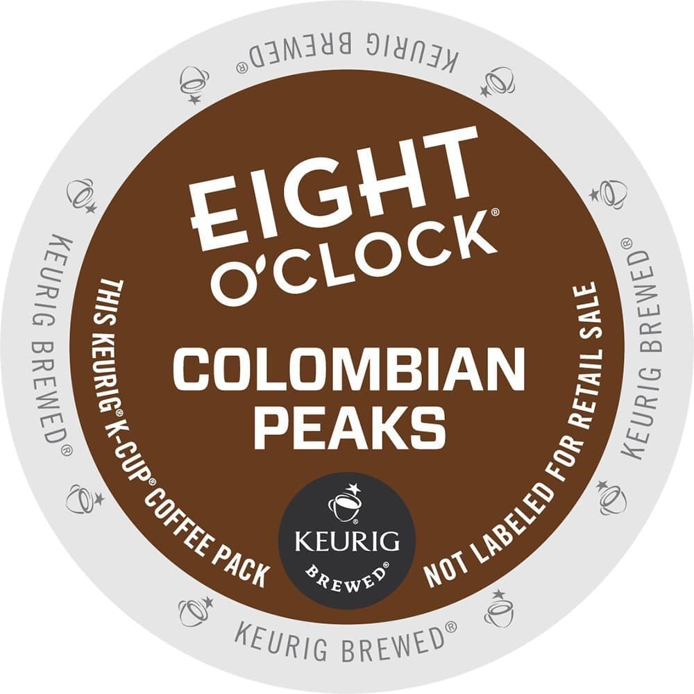 Eight O'Clock Coffee 100% Colombian K-Cups - 144 Count Box