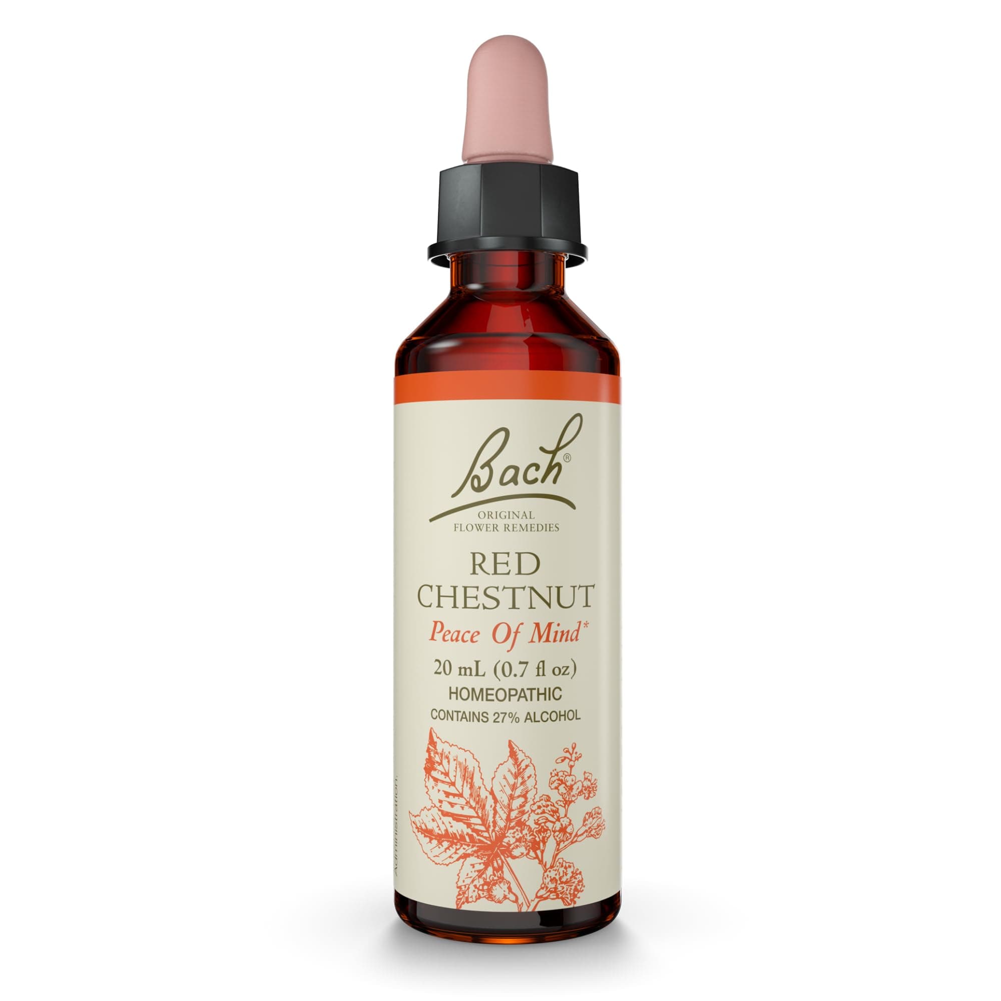 Bach Flower Essences Flower Essence Red Chestnut, 20 ML
