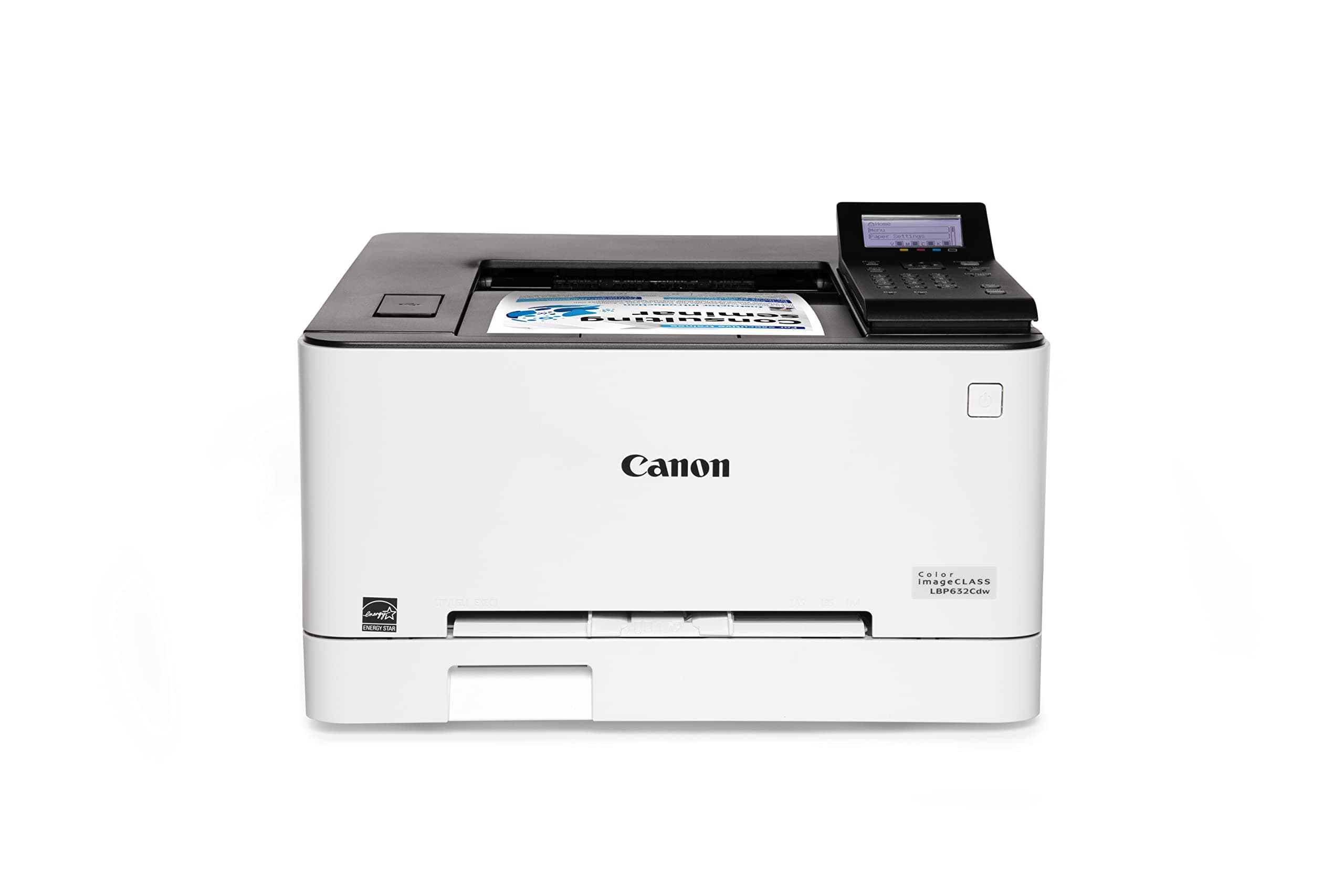 imageCLASS LBP632Cdw - Wireless Duplex Color Laser Printer, Single Function, Home Office, Mobile Ready, 22 PPM Color, White