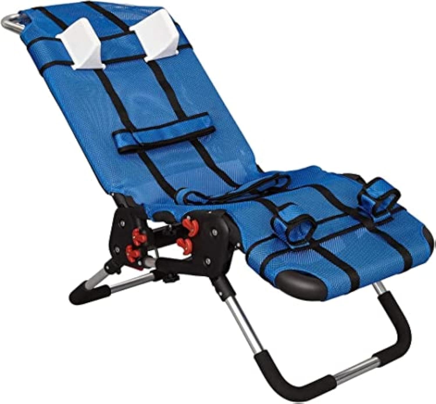 Anchor Pediatric Bath Chair for Kids with Needs - Adjustable Bath Chair for Children & Teens- Fast-Drying Mesh Fabric, Head Rest, Support Bars, Positioning Straps (Small)