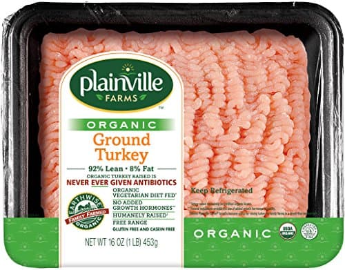 Plainville Farms Organic Ground Turkey, 1 lb