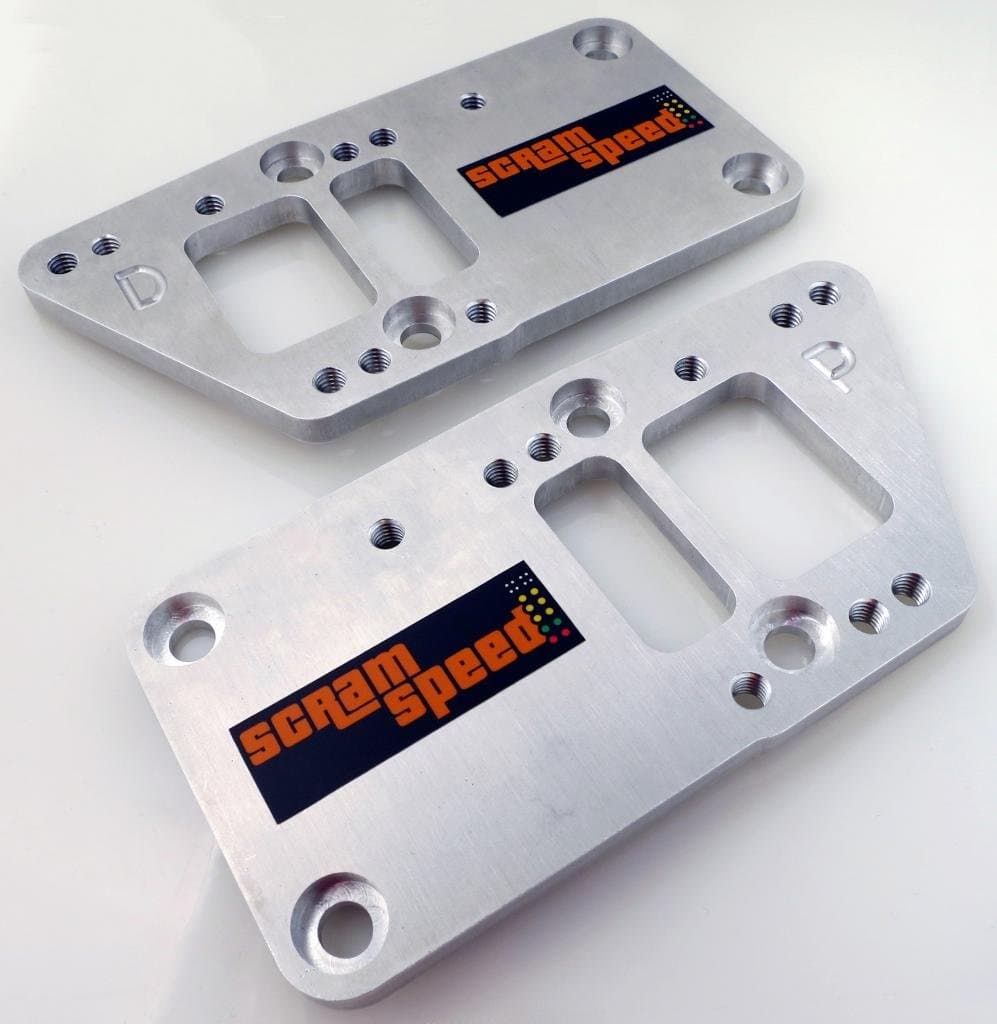 Scram Speed LSX500 GM LS to 3-Bolt Chevy Motor Mount Engine Swap Adapter Plates