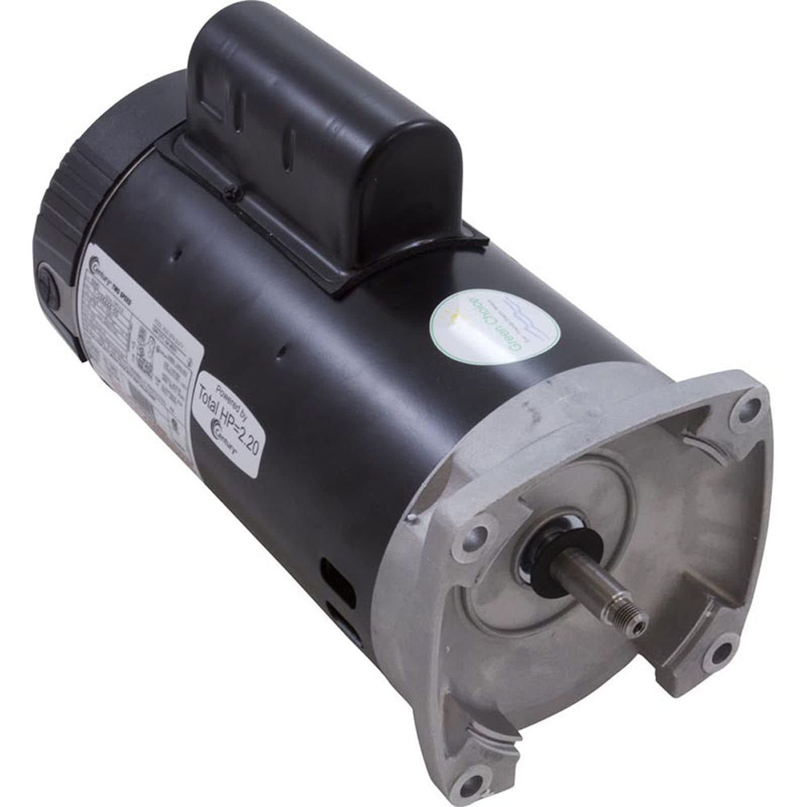 1.5 Horsepower 2-Speed 56Y Frame 230 Volts Square Flange Pool Motor Century B2983