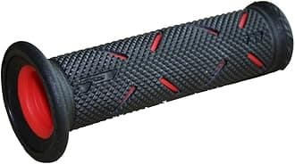 717BlackRed 717 Superbike Grips,Black/Red