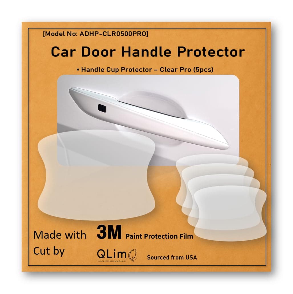 3M-Pro 5pcs Car Door Handle Cup Protector/Sticker/Guard, 3M-PPF(Paint Protect...