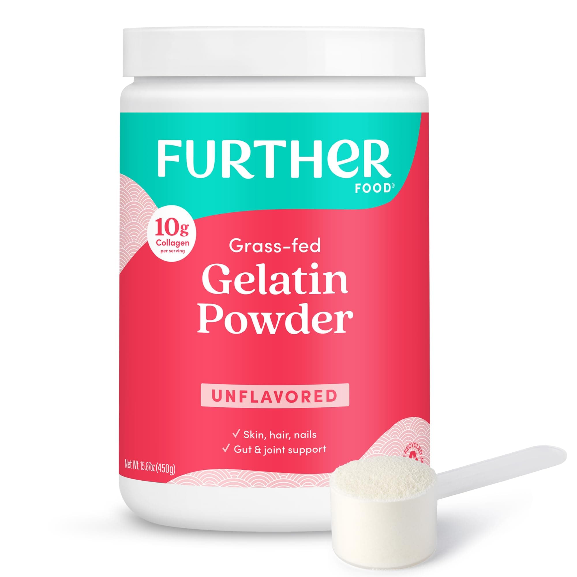 Further Food Premium Gelatin Powder (16oz/450g)