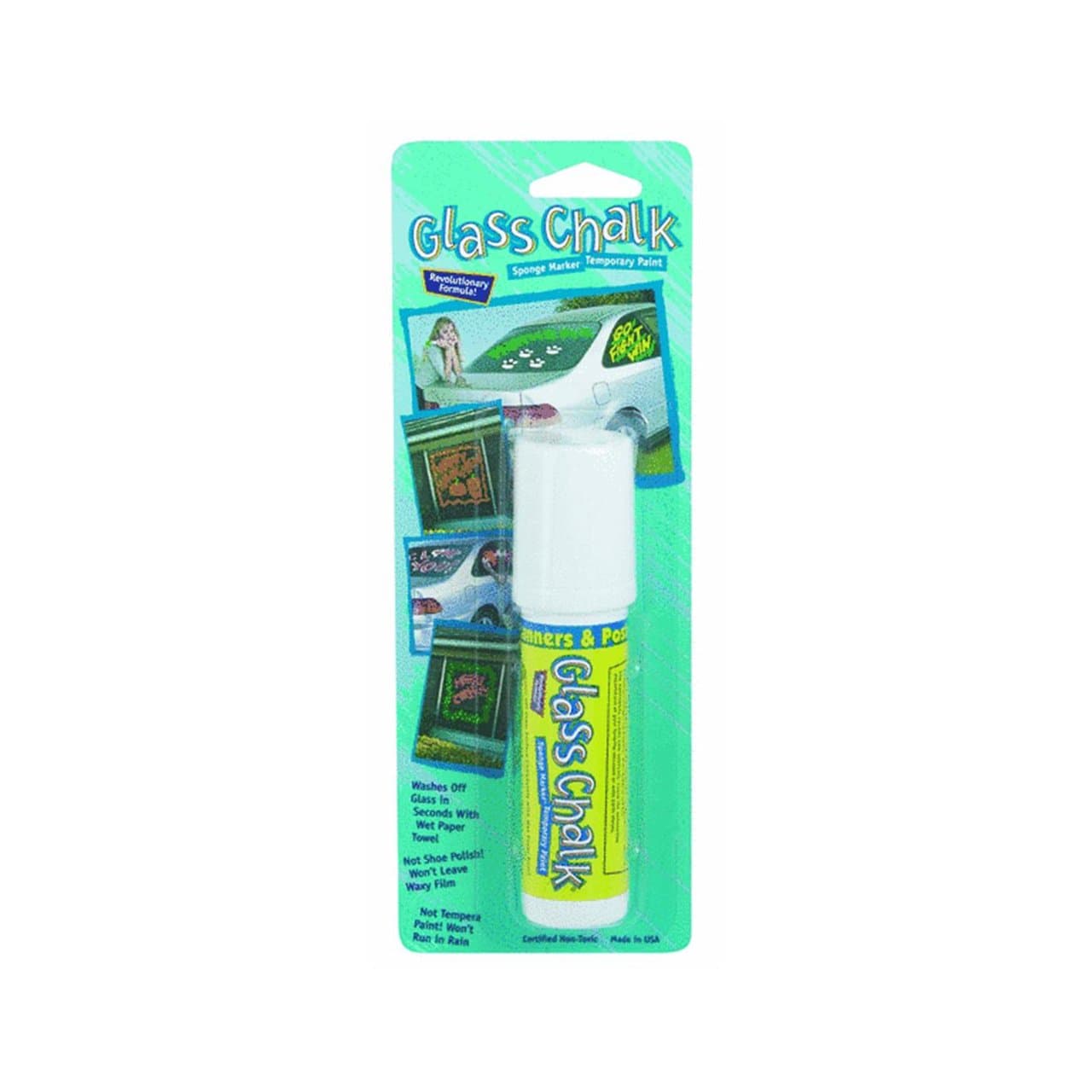 Glass Chalk Sponge Marker, 1OZ RED GLASSCHALK