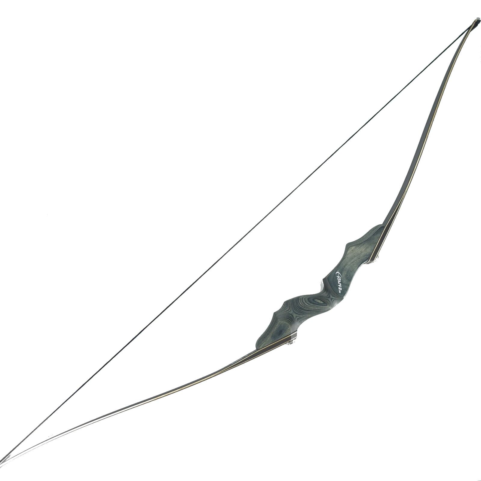 Mandarin Duck Black Hunter 60" Take Down Long Bow - Right Handed