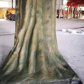EUEUE Fake Tree Simulation Tree Indoor Simulation Green Plant Large Banyan Tree Shopping Mall Hotel Floor Landscape Landscaping Atmosphere Decorative Tree 2.2m
