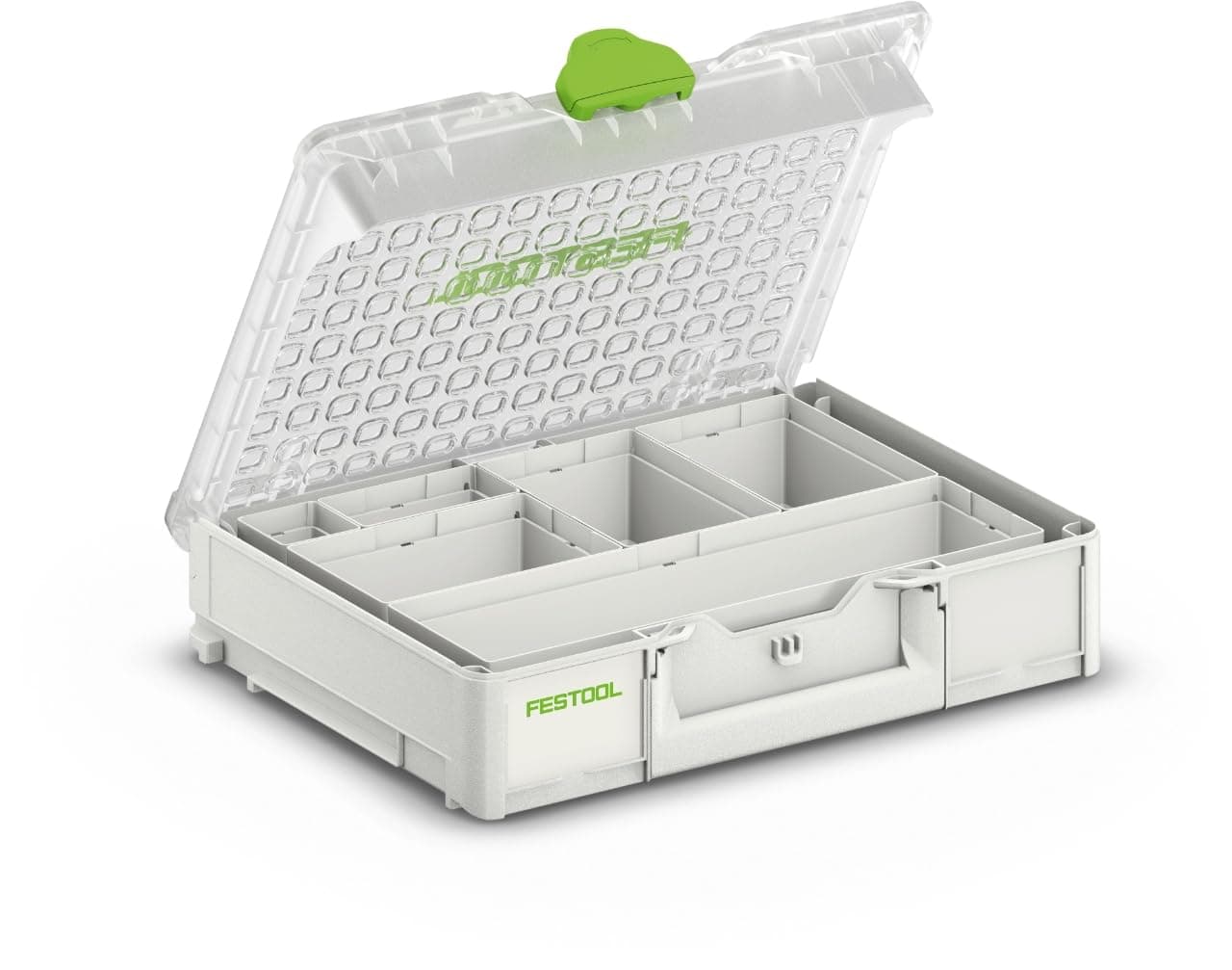 Festool Systainer³ Organiser SYS3 ORG M 89 6xESB (with Insert Boxes (50 x 50 x 68, 50 x 100 x 68, 100 x 150 x 68, 100 x 350 x 68)