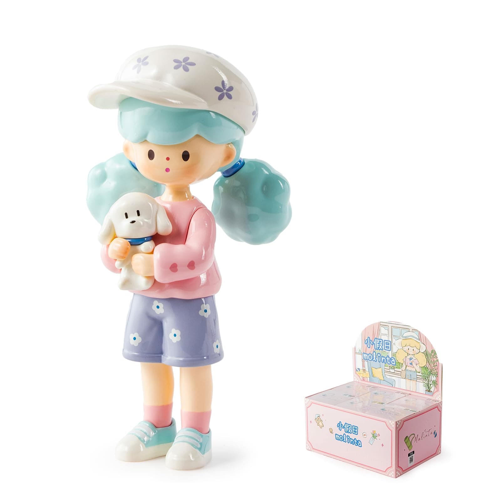 BEEMAI Molinta Minor Holiday Series Blind Box 6-Box Set (Set of 6 No Repeat), Cute Figures Collectibles