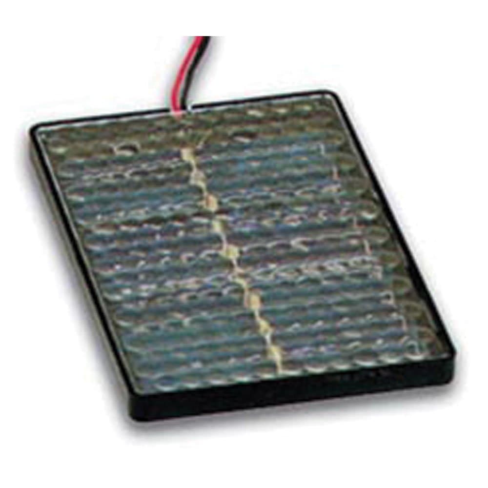 Velleman SOL3-VP Solar Cell, 1V, 200 mA, 1.8" x 3.0" x 0.2" Size, Red/Black