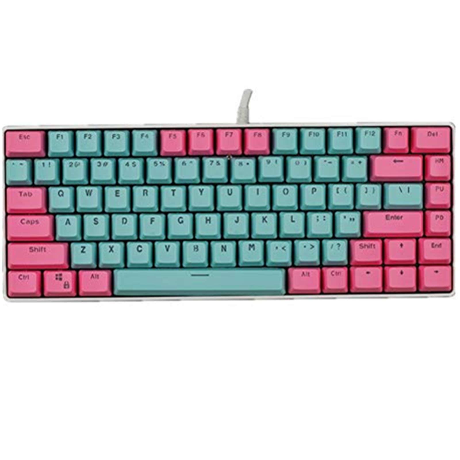 SunzitKeycaps, 82 Keycaps PBT Keycap Backlight Two-Color Mechanical Keyboard Keycap for Ajazz AK33 /KANANIC 82/KBT RACE 2 (only sell keycaps)