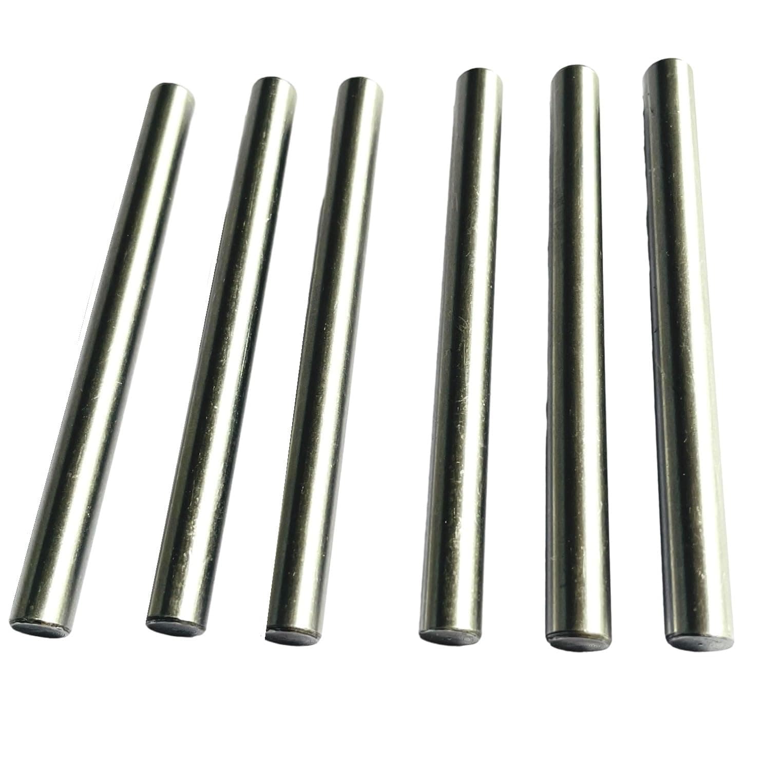 6pcs 3/8 x 4 Dowel Pins,3/8 inch x 4 inch Metal Dowel pins Shelf Pegs 3/8,Support Shelves,Bearings Alloy Steel Wood Bunk Bed peg