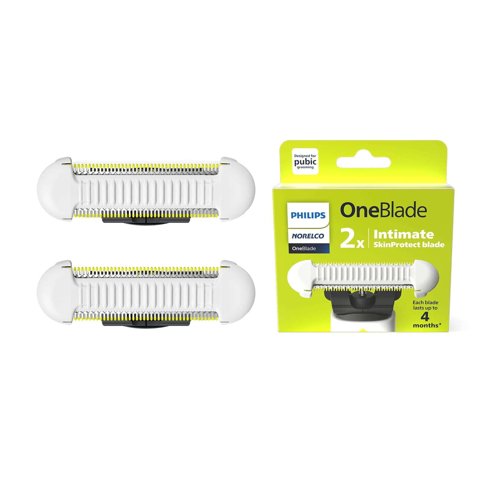 Philips Norelco Original OneBlade Intimate Replacement Knife 2 pack, QP229/80