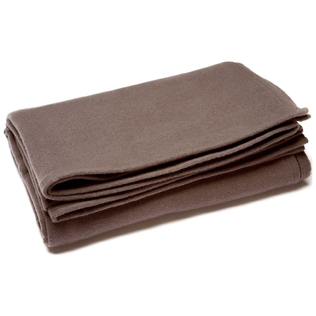 Royal Carefree Wool Blanket | Mocha - Twin