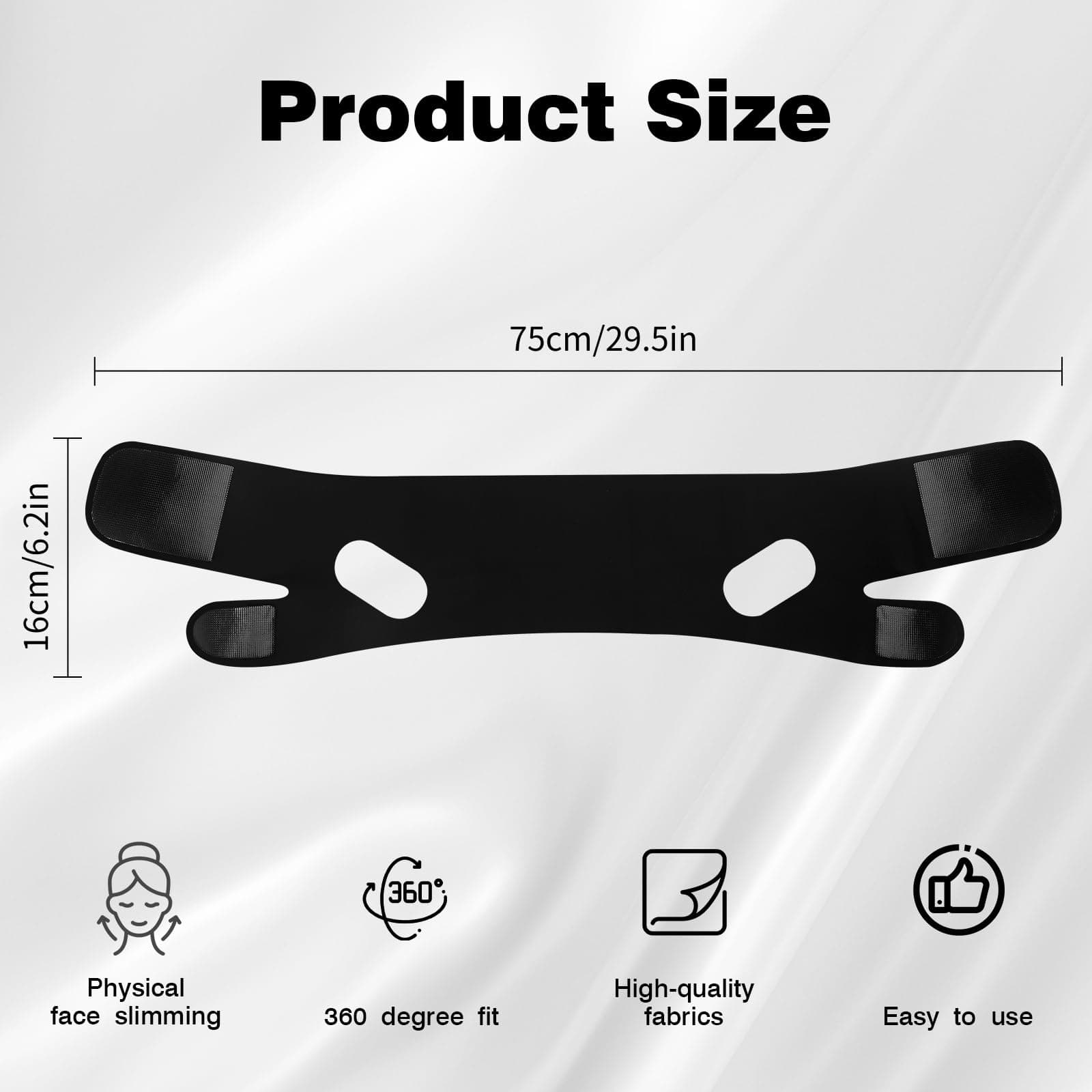 Chin Strap for Sleeping,Adjustable Chin Strap,Jaw Strap,Jawline Shaper,Face Slimming V Line Lifting Mask