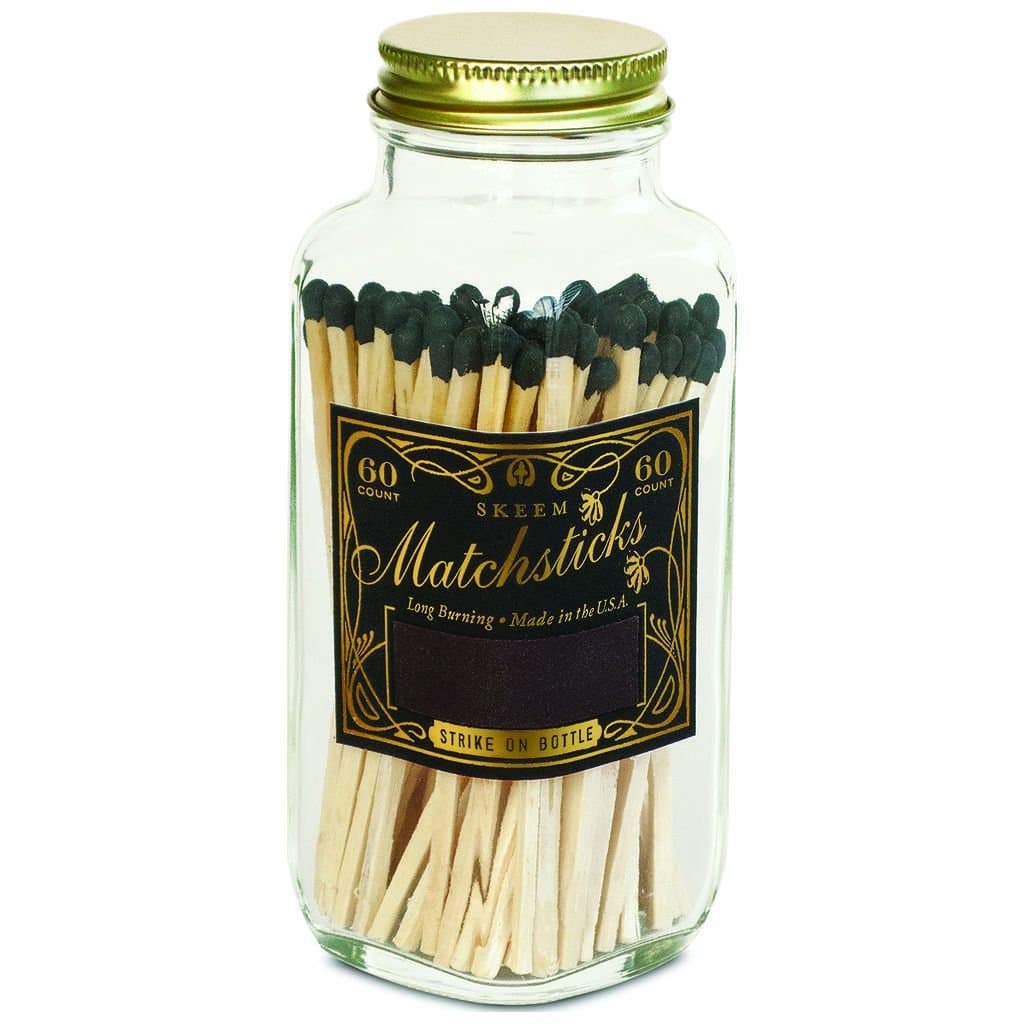 Skeem Design Black + Gold Classic Vintage Matches