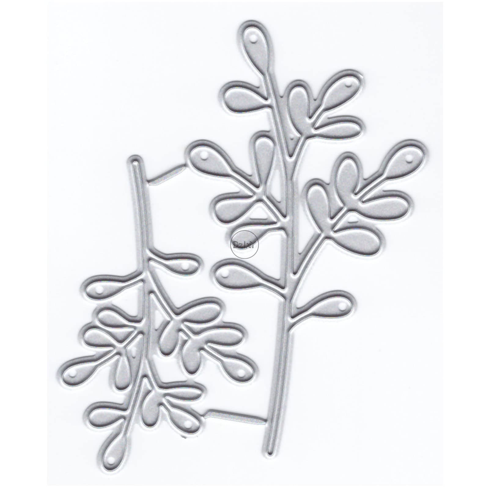DzIxY Leaf Twigs Metal Cutting Dies for Card Making Embossing Paper Die Cuts Sets Album Scrapbooking Templates Stencils Storage Pockets