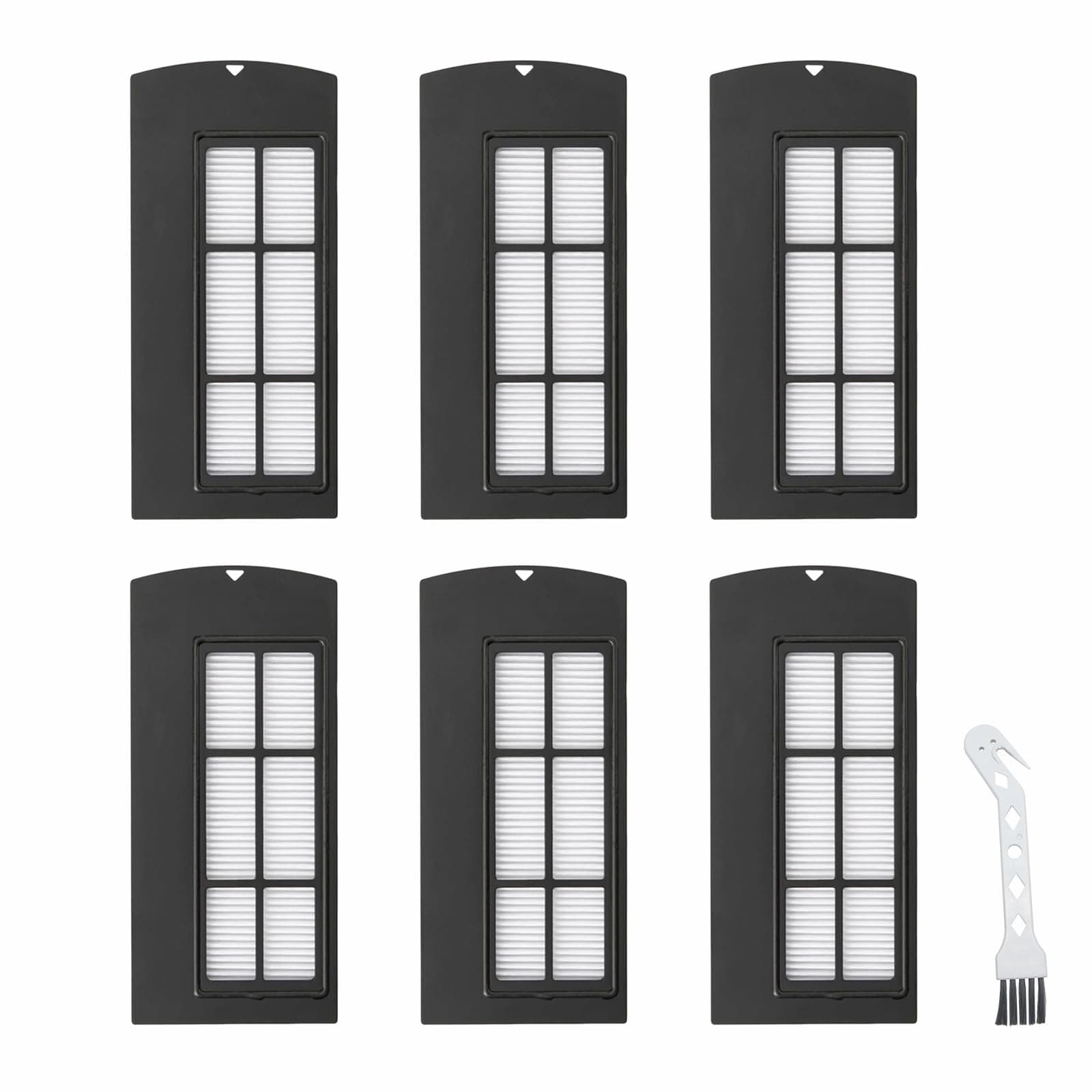 6PCS HEPA Filters for Eufy Clean X9 Pro Robot Vacuum Cleaner, Replacement Filter Kit Household Floor Cleaning Tools