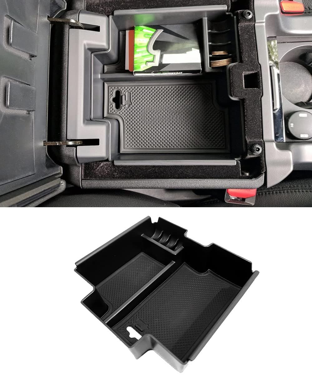 Center Console Tray Armrest Storage Box Compatible with Land Rover Discovery Sport 2015 2016 2017 2018 2019 Door Organizer ABS Tray Insert Glove Pallet