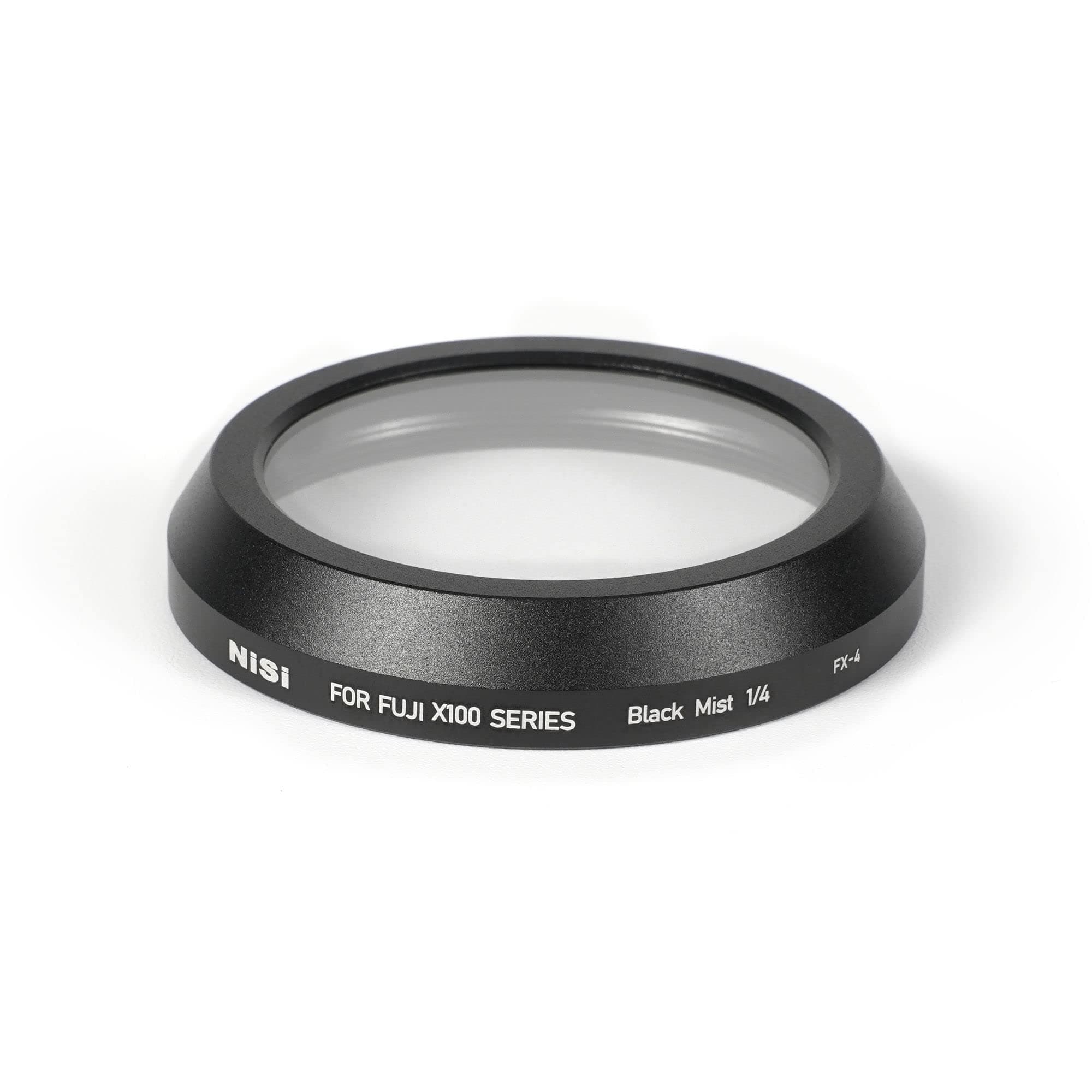 NiSi 49 mm Black Mist 1/4 Filter for Fuji FUJIFILM X70 / X100 / X100S / X100F / X100T / X100V - Black