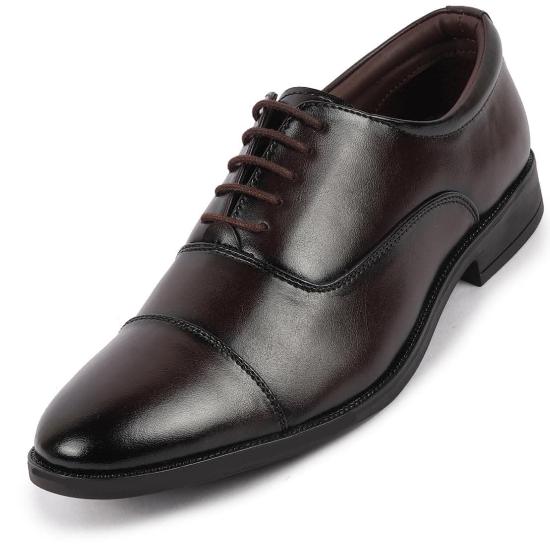 FAUSTO Men Formal Office Work Lace-Up Derby Shoes